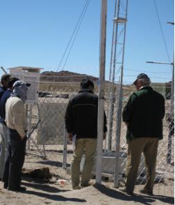 TRU Lithium Team at Uyuni weather station