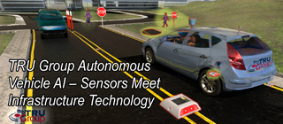 driverless vehicle lidar sensor for road markings