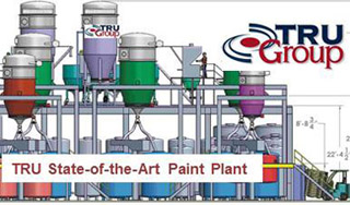 TRU state-of-the-art-paint-plant