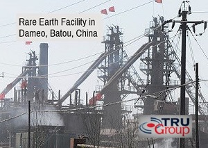 China Rare Earth Plant in batou-REO oxides TRU Group