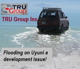 Flooding at Salar Salt Lake Uyuni TRU Group